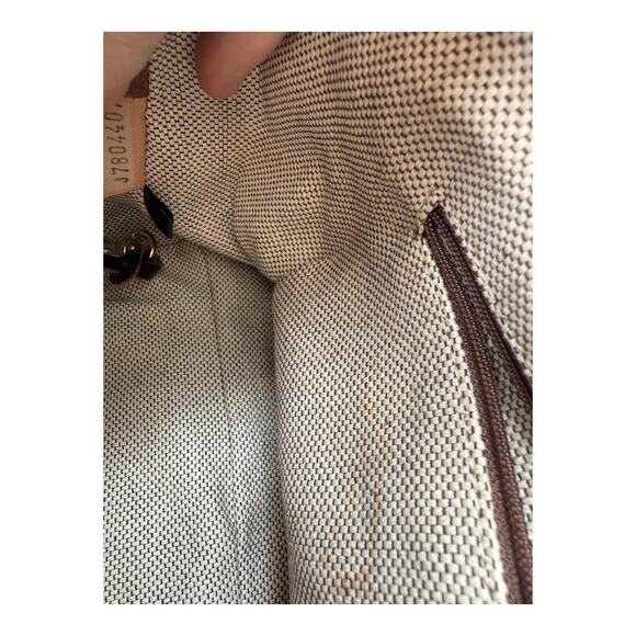 Dooney and Bourke Signature Satchel Double Lock Leather Shoulder Bag - Picture 12 of 14